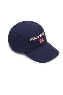 Синяя кепка с логотипом Polo Sport Ralph Lauren