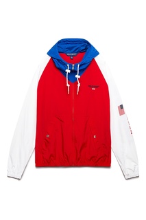 Разноцветная ветровка с капюшоном Polo Sport Ralph Lauren