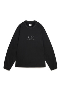 Черный свитшот с принтом C.P. Company