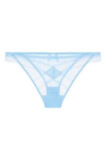 Голубые классические трусы с монограммами Casper Agent Provocateur