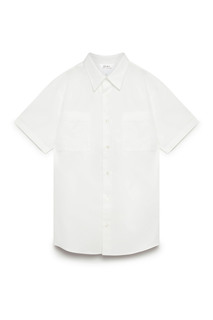 Белая рубашка с принтом Calvin Klein