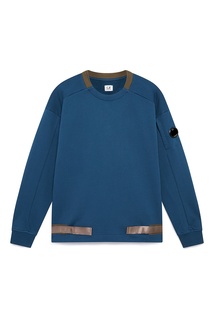 Синий флисовый свитшот с отделкой C.P. Company
