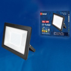 Настенный прожектор ULF-F19 ULF-F19-70W/4000K IP65 175-250В BLACK Uniel