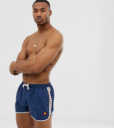 Шорты для плавания с лентой ellesse эксклюзивно для ASOS-Темно-синий