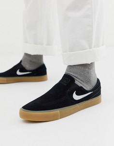 Кеды-слипоны Nike SB Janoski Zoom-Черный