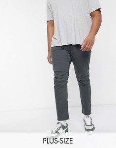 Темно-серые зауженные джинсы Jacamo-Серый