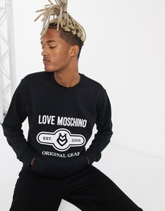 Свитшот с круглым вырезом Love Moschino-Черный