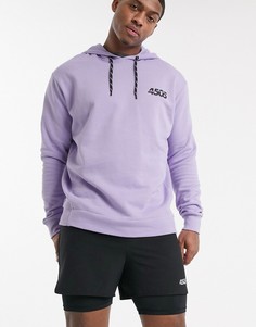 Oversize-худи лавандового цвета ASOS 4505-Фиолетовый