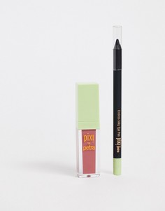 Макияжный набор из карандаша для глаз и пигмента для губ Pixi-Бесцветный