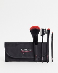 Набор кистей для макияжа \"Scream & Pout\" Fake Bake-Черный