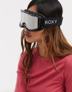 Черные горнолыжные очки с зеркальным эффектом Roxy Sunset-Черный