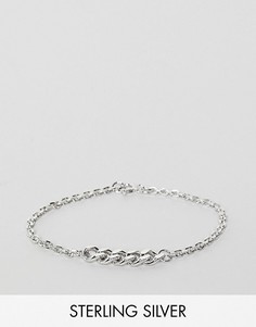 Серебряный браслет-цепочка DesignB эксклюзивно для ASOS