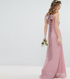 Плиссированное платье макси TFNC Petite-Розовый