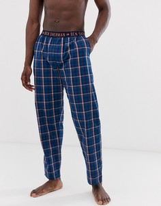 Тканые штаны для дома Ben Sherman Damon-Темно-синий
