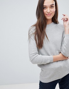 Трикотажный джемпер с эффектом металлик JDY Petra-Серый