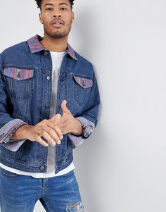 Свободная джинсовая куртка ASOS DESIGN-Синий