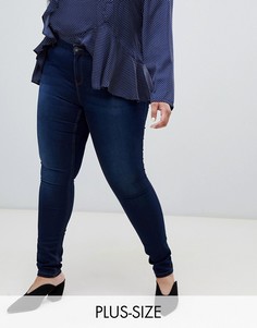 Синие моделирующие джинсы скинни Vero Moda Curve-Синий
