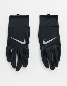 Черные мужские перчатки Nike Running-Черный