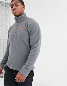 Серый флисовый топ с молнией 1/2 Helly Hansen