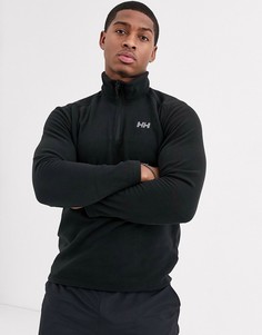 Черный флисовый топ с молнией 1/2 Helly Hansen
