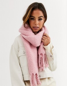 Пушистый шарф Boardmans-Розовый