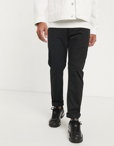 Черные узкие брюки чиносы Farah-Черный