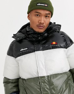 Черная дутая куртка ellesse Al-Черный