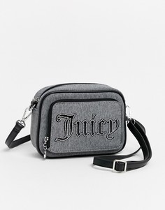 Серая сумка через плечо с логотипом Juicy Couture-Серый