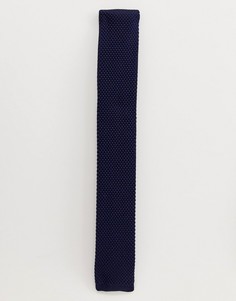Вязаный галстук Gianni Feraud-Темно-синий