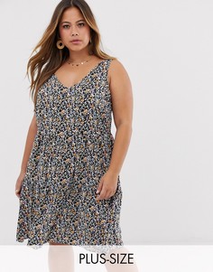 Платье мини с принтом Vero Moda Curve-Мульти
