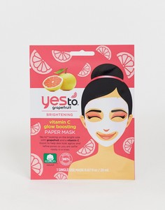 Придающая сияние маска-салфетка Yes To Grapefruit-Бесцветный