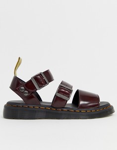 Красные сандалии Dr Martens Vegan Gryphon-Красный