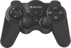 Геймпад Defender GAME MASTER WRL (черный)