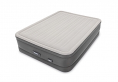 Матрас Intex Dream Support Airbed 152х203х46см (серый)