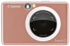 Фотоаппарат моментальной печати Canon Zoemini S (camera 8mp+ light ring + print) ROSE GOLD