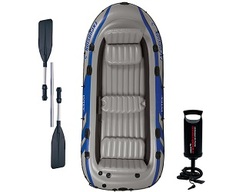 Лодка Intex Надувная лодка Excursion 5 Set (до 455кг) 366х168х43см + весла/насос
