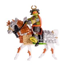 Игровой набор Черепашки Ниндзя Самурай Майки на коне (разноцветный)
