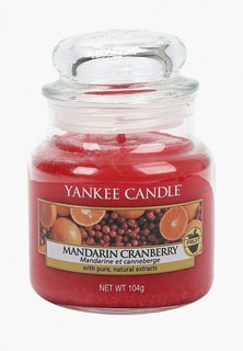 Свеча ароматическая Yankee Candle Мандарин и клюква Mandarin Cranberry 104гр. / 25-45 часов