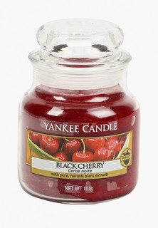 Свеча ароматическая Yankee Candle Чёрная черешня Black cherry 104 г / 25-45 часов