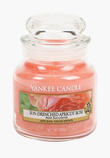 Свеча ароматическая Yankee Candle Солнечная абрикосовая роза Sun-drenched apricot rose 104 г / 25-45 часов