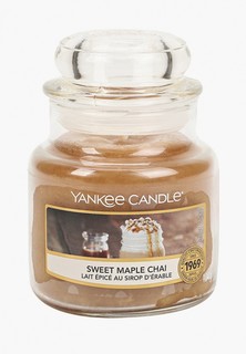Свеча ароматическая Yankee Candle Сладкий кленовый чай Sweet Maple Chai 104 г / 25-45 часов