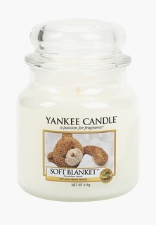 Свеча ароматическая Yankee Candle Мя гкое одеяло Soft Blanket 411 г / 65-90 часов