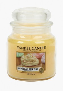 Свеча ароматическая Yankee Candle Ванильный кекс Vanilla Cupcake 411 г / 65-90 часов