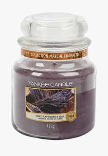 Свеча ароматическая Yankee Candle Кора дуба и лаванда Dried Lavender & Oak 411 г / 65-90 часов