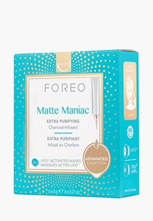 Набор масок для лица Foreo Matte Maniac, Очищающая для жирной кожи, для UFO, 6 шт