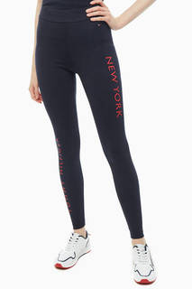 Леггинсы WW0WW25602 403 sky captain Tommy Hilfiger