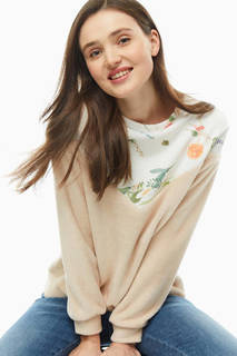 Свитшот 19PF0234WTFLWBG white/beige Fashion.Love.Story.