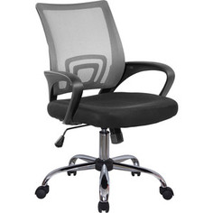 Кресло Riva Chair RCH 8085JE серый/крестовина хром