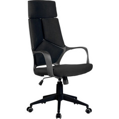 Кресло Riva Chair RCH 8989 черный пластик, черная ткань (54)