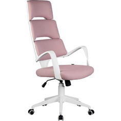 Кресло Riva Chair RCH Sakura белый пластик, розовая ткань (360)